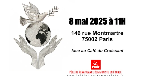 Amis de la paix, rejoignez le meeting pour la paix, en résistance contre l’Europe de la guerre.